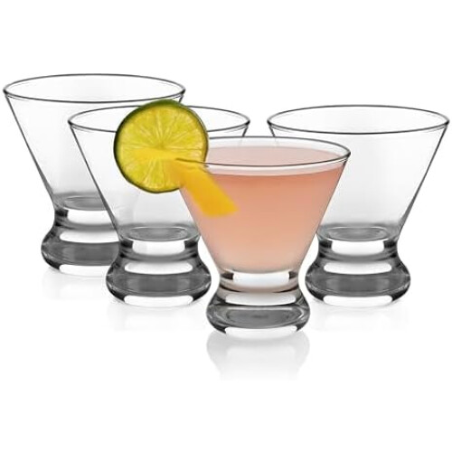 Σετ 12 ποτηριών Martini χωρίς στέλεχος, 8,25oz, κατάλληλα για πλυντήριο πιάτων