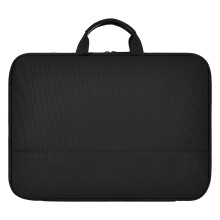 Laptophoes van 16 inch voor laptop/monitor/notebook/tablet – Waterdicht, schokbestendig, gewatteerd, opbergruimte met ritssluiting, zwart