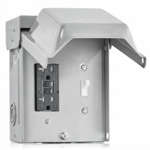 Εξωτερική πρίζα 20A WRTR GFCI με κάλυμμα Rainproof3R
