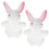 Παιχνίδι χειρός μαριονέτας White Rabbit – Λούτρινο, 30x20x10cm 1