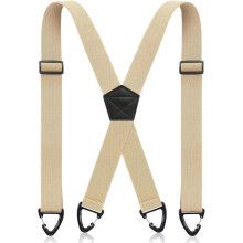 Back Hidden Suspender 1.5 Inches Under Clothing Heavy Duty Work Suspenders for Men Women