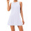 Vestido feminino sem mangas para tênis e golfe com shorts e 4 1