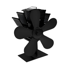 Holzofenlüfter, 6-flügelig, wärmebetrieben, 120 mm
