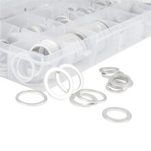 1 Set M6 to M24 Ultrathin Flat Washer Adjusting Ultra Thin Shim Plain Gasket Kit Box 540pcs Boxed Aluminum Gasket