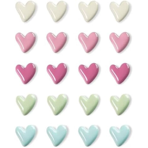 20er-Pack bunte Kühlschrankmagnete, 2 cm