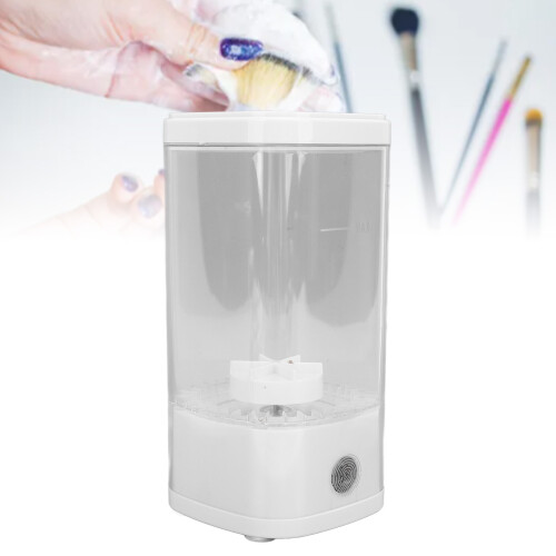 USB Electric Makeup Brush Cleaner, 8W, Large Capacity, 15.5cm White