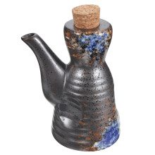 Dispenser di salsa di soia in ceramica con coperchio, 160 ml