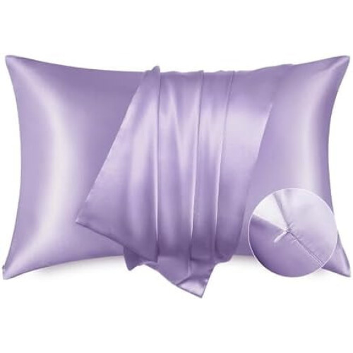 Satijnen kussensloop met ritssluiting – Kingsize - 2 stuks