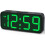 Peakeep digital alarm clock battery-powered portable with 1