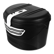 Cesta para bicicleta blanca, 10,2 x 9,1 x 7,9 pulgadas