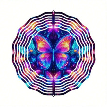 Metal Butterfly Wind Spinner