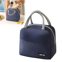 Sac à lunch isotherme 23 x 17 x 21 cm – Poignée renforcée, étanche, facile à nettoyer, réutilisable, idéal pour le travail, les