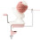 Manuell garnvinda i plast rosa 1