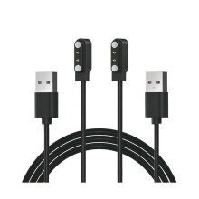 Caricabatterie magnetico USB-C per smartwatch GloryFit, pin da 4 mm