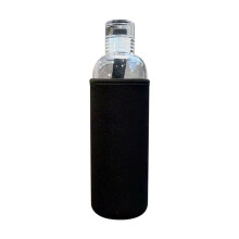 18oz Motivational Water Bottle with Time Markers, Leakproof & BPA-Free, Reusable Plastic Bottle Compatible with Gym & School