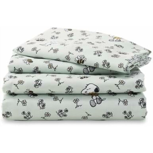 Set de cearșafuri complete Peanuts Snoopy, 4 piese