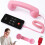 Retro Phone Handset Type-C Wired Landline Receiver Pink 1 1
