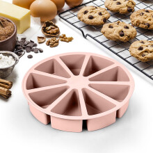 Teglia triangolare per cheesecake da 23 cm | Teglia per pizza antiaderente | Per alimenti, lavabile in lavastoviglie | Facile da sformare |