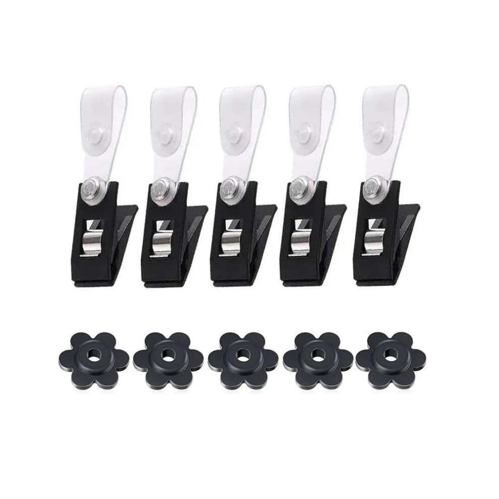 Garden Flag Accessories 5 Rubber Stoppers /Anti-Wind Clips For Flag Stand' O1t2 9152228276277