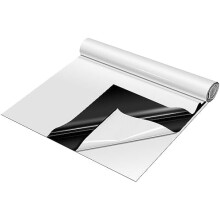 Black and White Panda Poly Film 10 ft x 25 ft 5.5 Mil