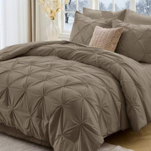 Queen 7-delige dekbedset met microvezel beddengoed
