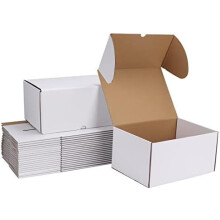 Weiße Versandkartons, 10 x 7 x 5 Zoll, 20er-Set