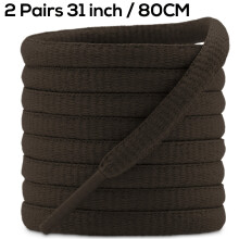 4 Pairs Half-Round Shoe Laces – Durable & Stylish, Compatible with Athletic Shoes, Running Shoes, Sneakers, Boots