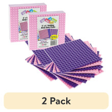 5" x 5" Grundplatten in Rosa und Lila (10er-Pack)