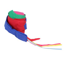 Colorful Rainbow Tail Ball for Kids, Durable Polyester Playground Toy