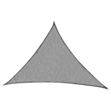 Voile d'ombrage triangulaire Yurqghjb, protection UV, abri solaire extérieur robuste pour terrasse, jardin, piscine, cour arrière