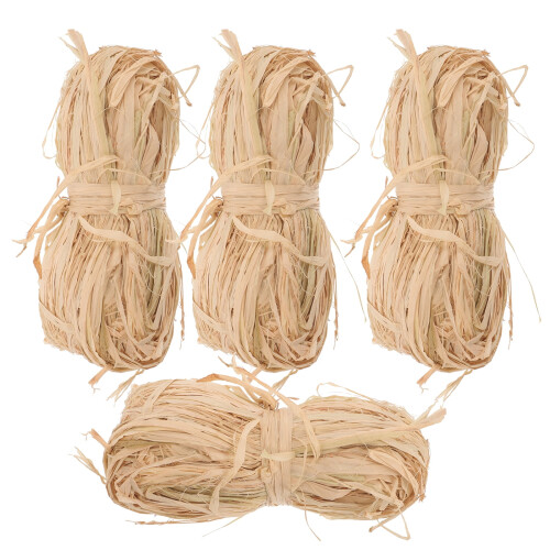 FRCOLOR4Δέσμες από ψάθα Raffia για ανθοσυνθέσεις, περιτύλιγμα δώρων και χειροτεχνίες