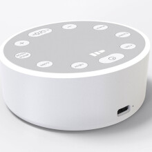 White Noise Sound Machine with 30 Soothing Sounds, Brown Noise, 12-Color Night Light, 36 Volume Levels, 5 Timers – Compatible with Home, Office,
