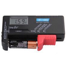9 V-os akkumulátorteszter, akkumulátorállapot-teszter, LCD-s akkumulátorteszter, hordozható akkumulátorteszter, akkumulátorteszter AA, AAA, C,