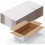 Conjunto de 25 caixas de papelão ondulado branco para envio, 25x15x10 cm (10x6x4 polegadas). 1