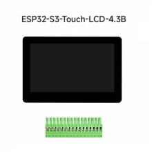 ESP32-S3 4,3 Inch LCD 800x480Pixels Captive Touchscreen Ontwikkelingsbord WIFI BTLE5.0 65K-RGB met Sensor/CAN/I2C/RS485