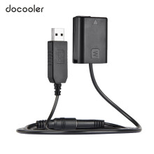 Bateria fictícia Docooler NP-FW50 + Cabo USB para câmeras Sony