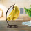 Suporte de ferro para bananas com gancho curvo 1