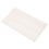 Serviettes de table carrées en coton et lin blanc, lot de 2 1