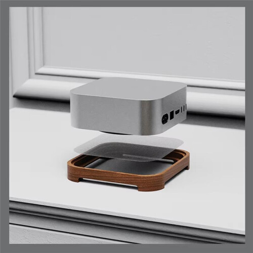 For    M4/M4 Pro Dust Docking Station Host Bracket Wood Stand Heightened Dustproof Design PC Accessories B 2