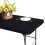 Svart duk med elastisk passform 120x75 cm 1