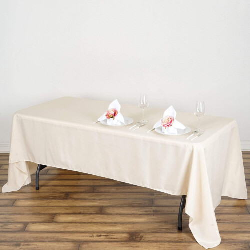 Rektangulär bordsduk i polyester 152 x 306 cm