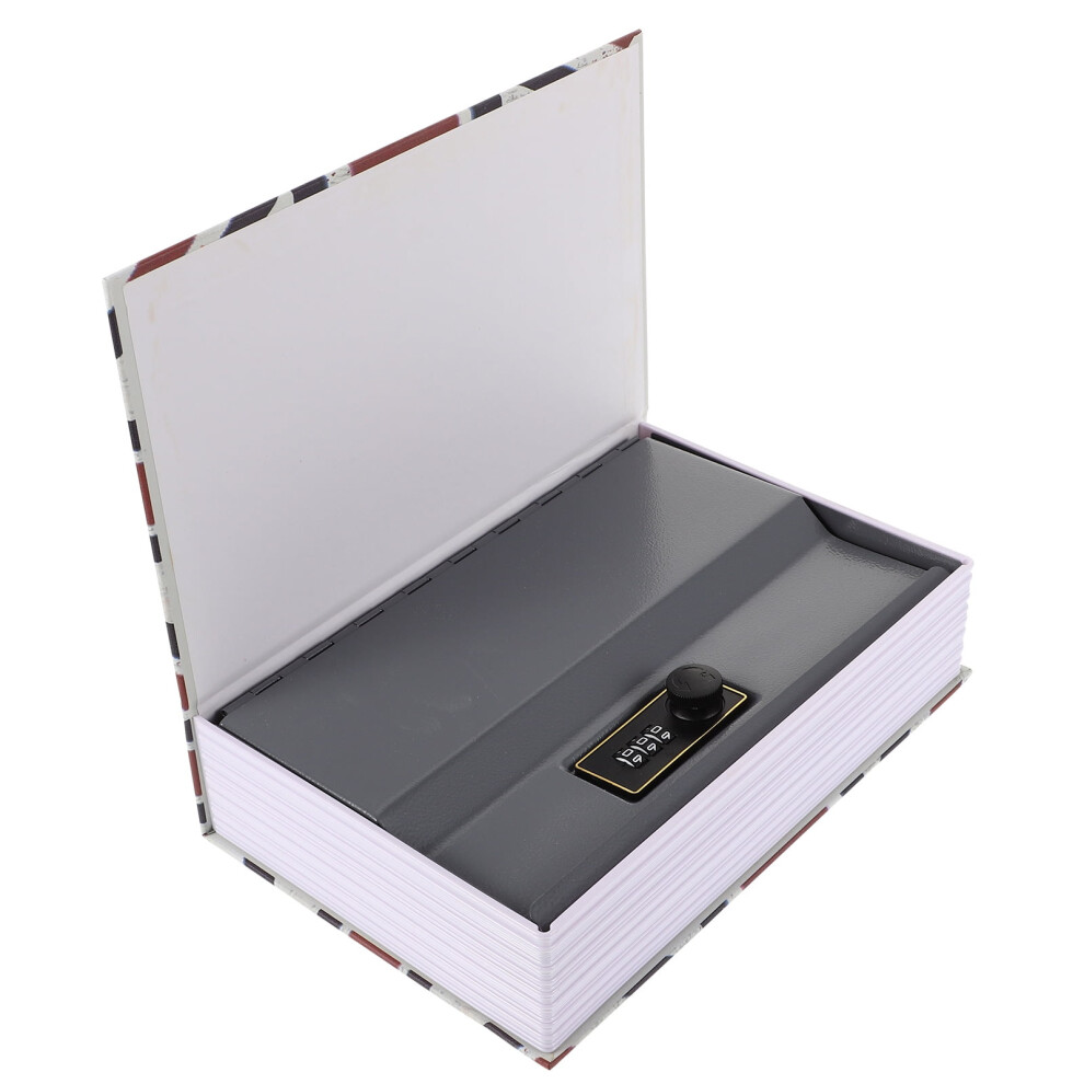 Book-Shaped Safe Box With Combination Lock, 1 Piece 9329345492310
