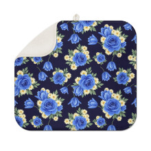 Tapis d'égouttage de cuisine Pioneer Flower à motif floral, 1 paquet, tapis égouttoir en microfibre ultra absorbant, 40,6 x 45,7 cm
