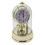 Retro Round Desk Clock in Silver or Gold 1