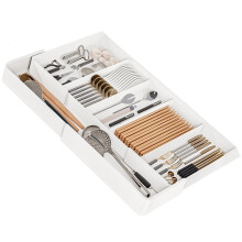 Caja organizadora para cajones de cocina para utensilios (1 unidad)