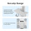 VR Stand Display Holdeand Controller for Meta Quest 3/Meta Quest Pro/ Quest 2 Rechargeable Display Stand White 3