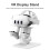 VR Stand Display Holdeand Controller for Meta Quest 3/Meta Quest Pro/ Quest 2 Rechargeable Display Stand White 5