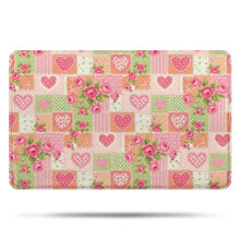 Pioneer Flower Floral -kylpyhuonematto, liukumaton, 20 x 32 tuumaa