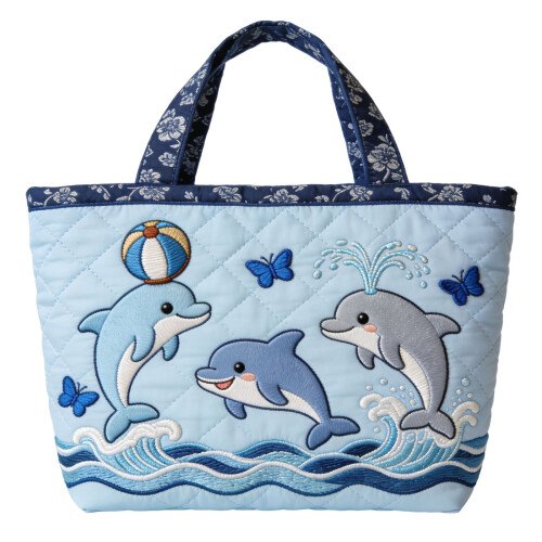 Bolsa de lona acolchoada feminina 33x31cm