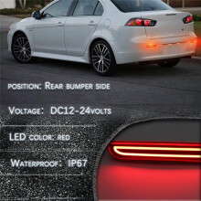 Odblask Tylny LED Zderzaka Przeciwmgielnego do  Lancer 2008-2017 Evolution X 2008-2017 Outlander 2011-2012 Światło Tylne